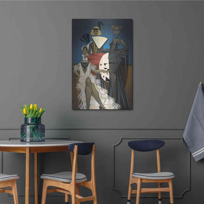 Luxe Metal Art 'Harlem Nights' by Jaleel Campbell, Metal Wall Art,24x36