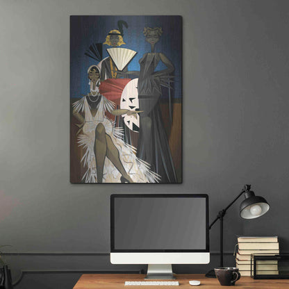 Luxe Metal Art 'Harlem Nights' by Jaleel Campbell, Metal Wall Art,24x36