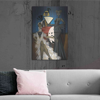 Luxe Metal Art 'Harlem Nights' by Jaleel Campbell, Metal Wall Art,24x36