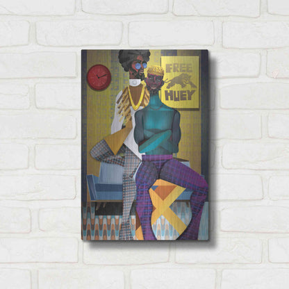 Luxe Metal Art 'Right On!' by Jaleel Campbell, Metal Wall Art,12x16