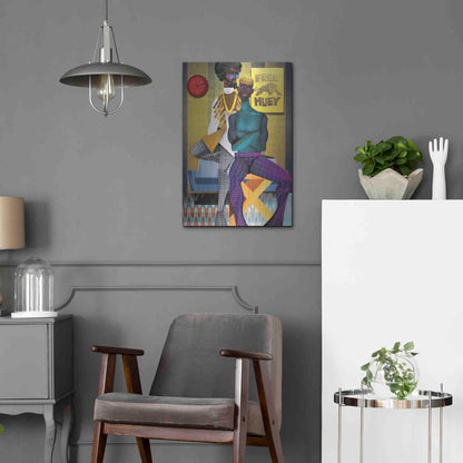 Luxe Metal Art 'Right On!' by Jaleel Campbell, Metal Wall Art,16x24