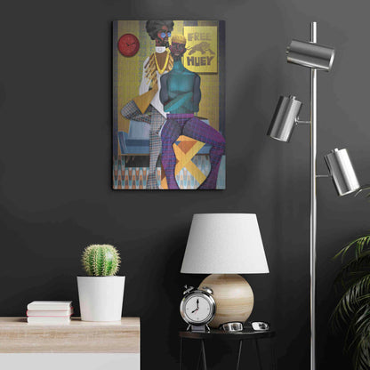 Luxe Metal Art 'Right On!' by Jaleel Campbell, Metal Wall Art,16x24