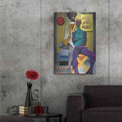 Luxe Metal Art 'Right On!' by Jaleel Campbell, Metal Wall Art,24x36