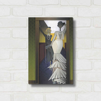 Luxe Metal Art 'The Girls' by Jaleel Campbell, Metal Wall Art,12x16