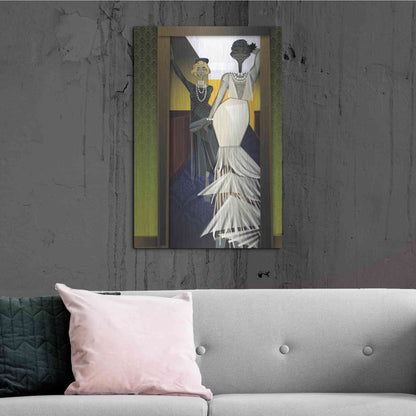 Luxe Metal Art 'The Girls' by Jaleel Campbell, Metal Wall Art,24x36