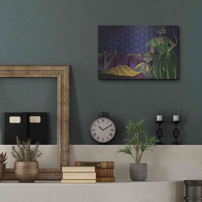 Luxe Metal Art 'Two Women' by Jaleel Campbell, Metal Wall Art,16x12