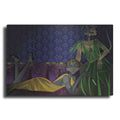 Luxe Metal Art 'Two Women' by Jaleel Campbell, Metal Wall Art