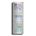 Luxe Metal Art 'In Our Family' by Deb Strain, Metal Wall Art
