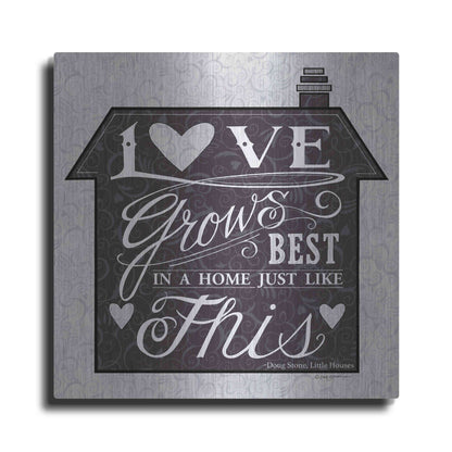 Luxe Metal Art 'In a Home' by Deb Strain, Metal Wall Art