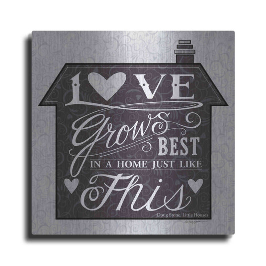 Luxe Metal Art 'In a Home' by Deb Strain, Metal Wall Art