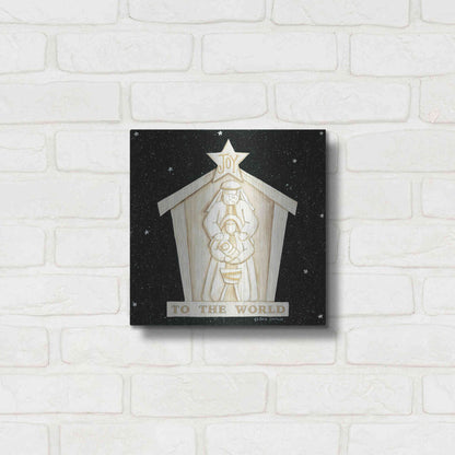 Luxe Metal Art 'Joy Manger' by Deb Strain, Metal Wall Art,12x12