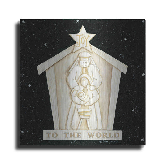 Luxe Metal Art 'Joy Manger' by Deb Strain, Metal Wall Art