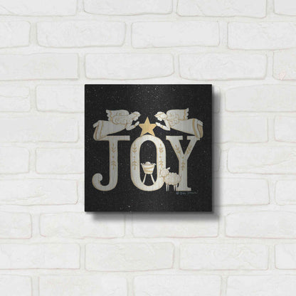 Luxe Metal Art 'Joy Angels' by Deb Strain, Metal Wall Art,12x12