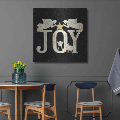 Luxe Metal Art 'Joy Angels' by Deb Strain, Metal Wall Art,36x36