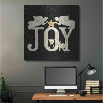Luxe Metal Art 'Joy Angels' by Deb Strain, Metal Wall Art,36x36