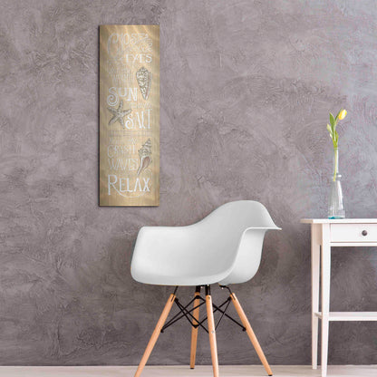 Luxe Metal Art 'Close Your Eyes' by Deb Strain, Metal Wall Art,12x36