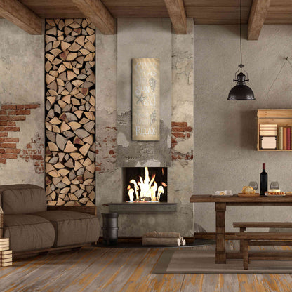 Luxe Metal Art 'Close Your Eyes' by Deb Strain, Metal Wall Art,16x48