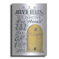 Luxe Metal Art 'Hive Rules' by Deb Strain, Metal Wall Art