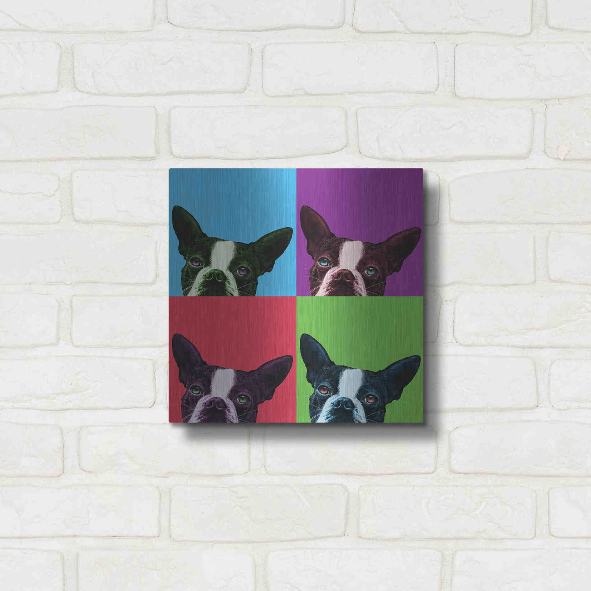 Luxe Metal Art 'Loyalty Pop' by Jon Bertelli, Metal Wall Art,12x12