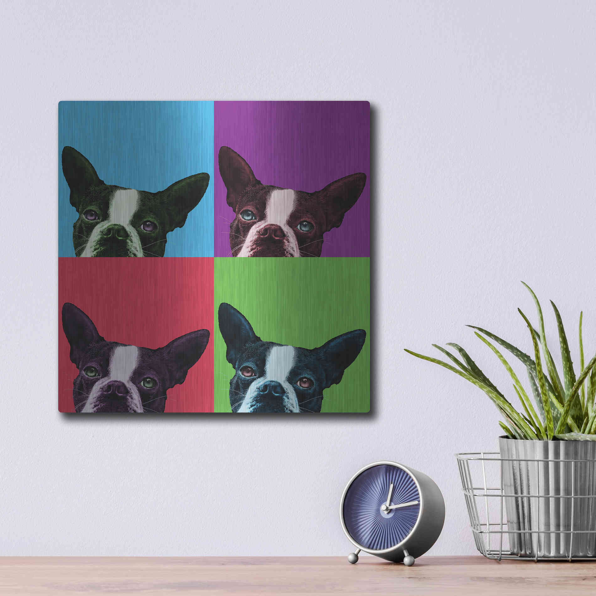 Luxe Metal Art 'Loyalty Pop' by Jon Bertelli, Metal Wall Art,12x12