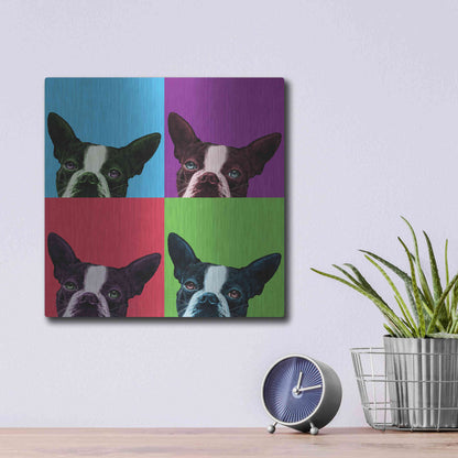 Luxe Metal Art 'Loyalty Pop' by Jon Bertelli, Metal Wall Art,12x12