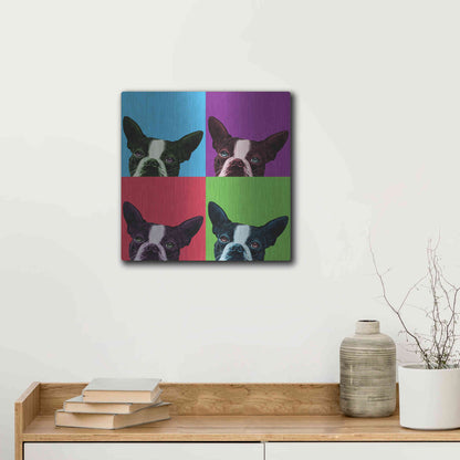 Luxe Metal Art 'Loyalty Pop' by Jon Bertelli, Metal Wall Art,12x12