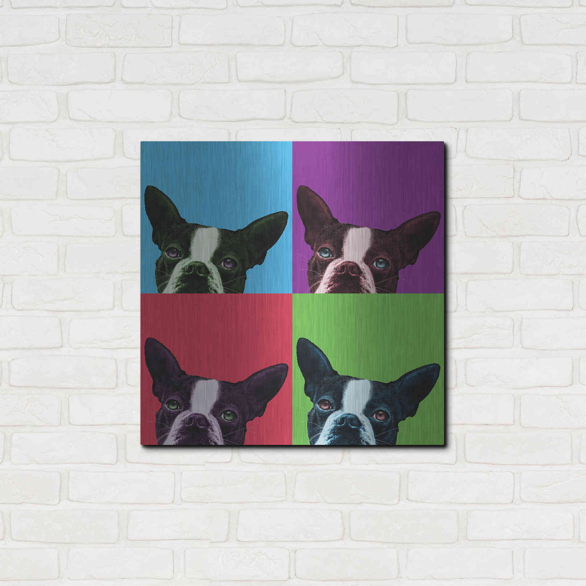 Luxe Metal Art 'Loyalty Pop' by Jon Bertelli, Metal Wall Art,24x24