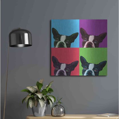 Luxe Metal Art 'Loyalty Pop' by Jon Bertelli, Metal Wall Art,24x24