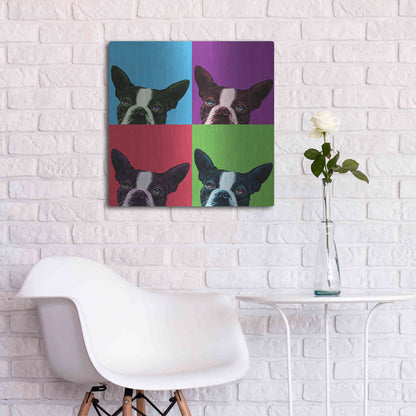 Luxe Metal Art 'Loyalty Pop' by Jon Bertelli, Metal Wall Art,24x24