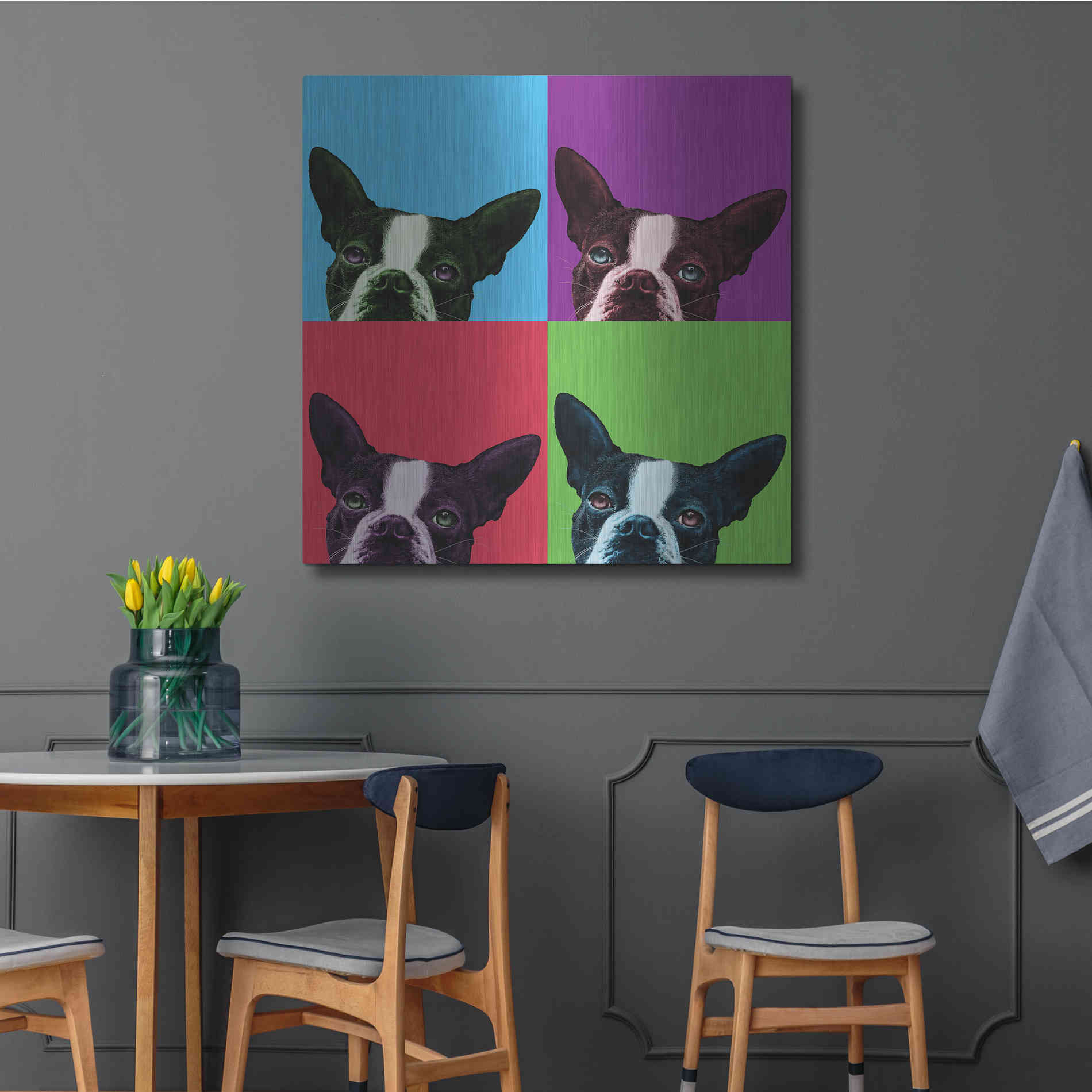 Luxe Metal Art 'Loyalty Pop' by Jon Bertelli, Metal Wall Art,36x36