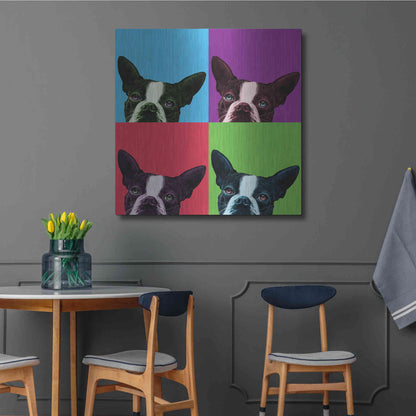 Luxe Metal Art 'Loyalty Pop' by Jon Bertelli, Metal Wall Art,36x36