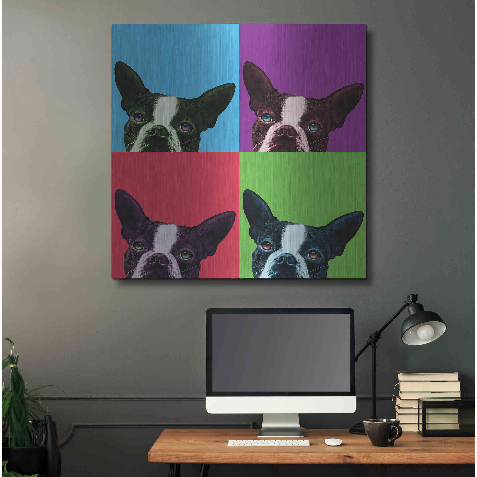 Luxe Metal Art 'Loyalty Pop' by Jon Bertelli, Metal Wall Art,36x36