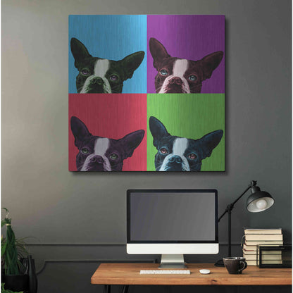 Luxe Metal Art 'Loyalty Pop' by Jon Bertelli, Metal Wall Art,36x36