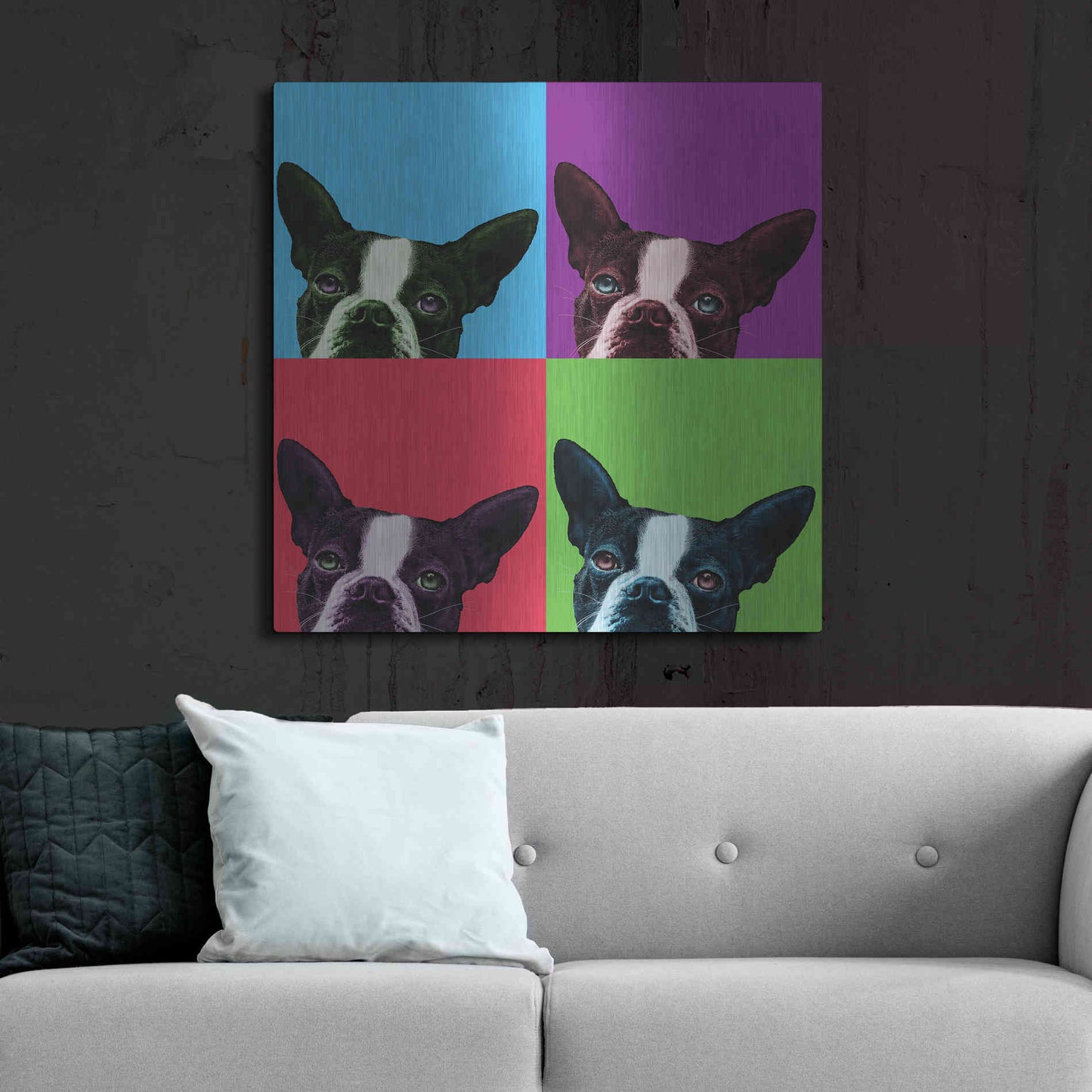 Luxe Metal Art 'Loyalty Pop' by Jon Bertelli, Metal Wall Art,36x36