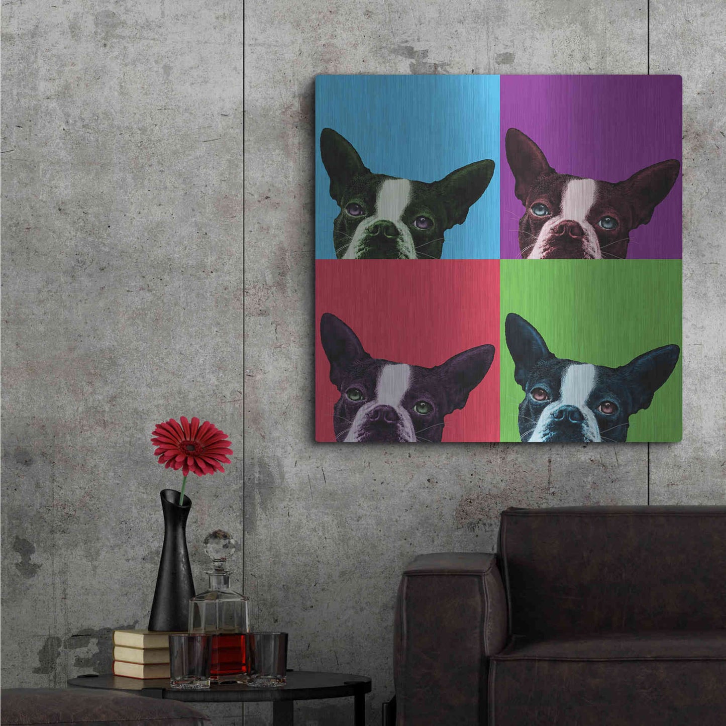 Luxe Metal Art 'Loyalty Pop' by Jon Bertelli, Metal Wall Art,36x36