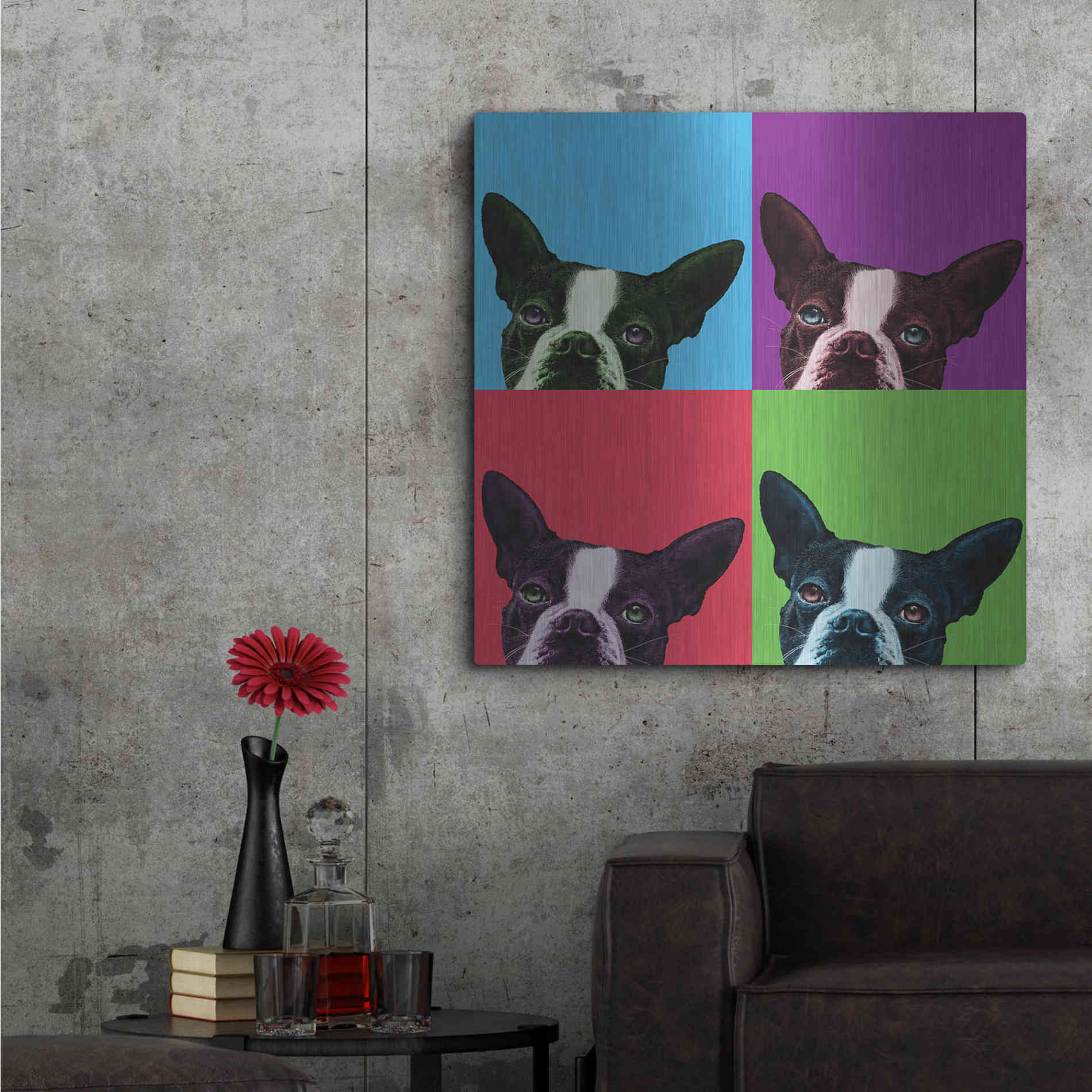 Luxe Metal Art 'Loyalty Pop' by Jon Bertelli, Metal Wall Art,36x36