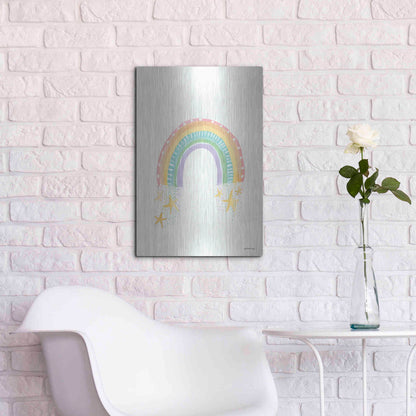 Luxe Metal Art 'Rainbow Dream' by Jessica Mingo, Metal Wall Art,16x24
