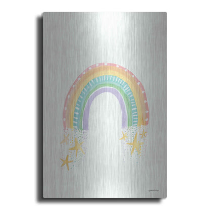 Luxe Metal Art 'Rainbow Dream' by Jessica Mingo, Metal Wall Art