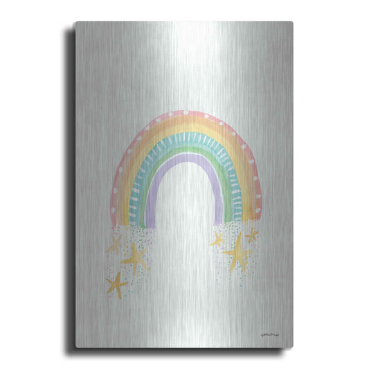 Luxe Metal Art 'Rainbow Dream' by Jessica Mingo, Metal Wall Art