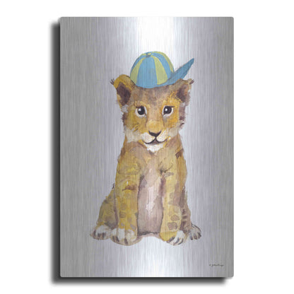 Luxe Metal Art 'Cool Cub' by Jessica Mingo, Metal Wall Art