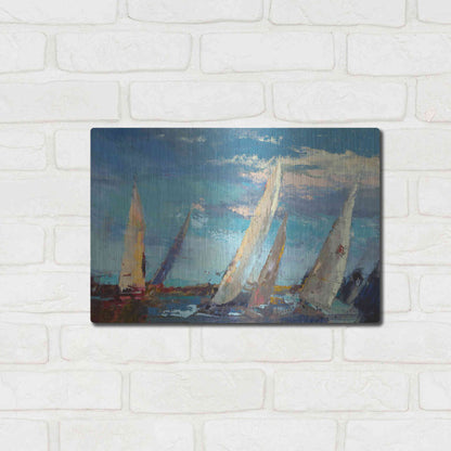 Luxe Metal Art 'Magnificence' by Beth Forst, Metal Wall Art,16x12