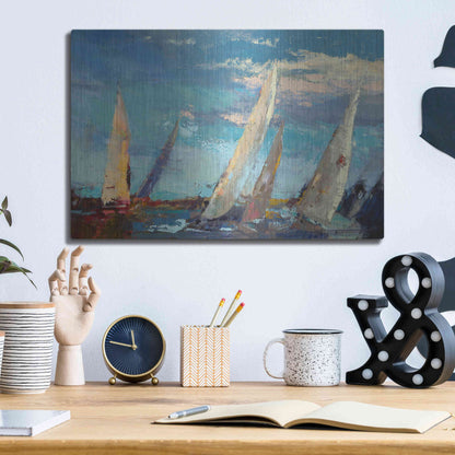 Luxe Metal Art 'Magnificence' by Beth Forst, Metal Wall Art,16x12