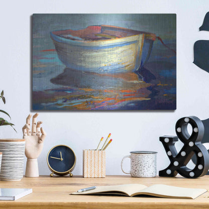 Luxe Metal Art 'Sail Away' by Beth Forst, Metal Wall Art,16x12