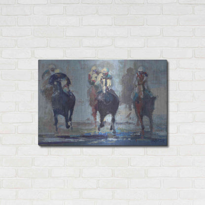 Luxe Metal Art 'Thunder Run' by Beth Forst, Metal Wall Art,36x24