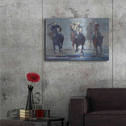 Luxe Metal Art 'Thunder Run' by Beth Forst, Metal Wall Art,36x24