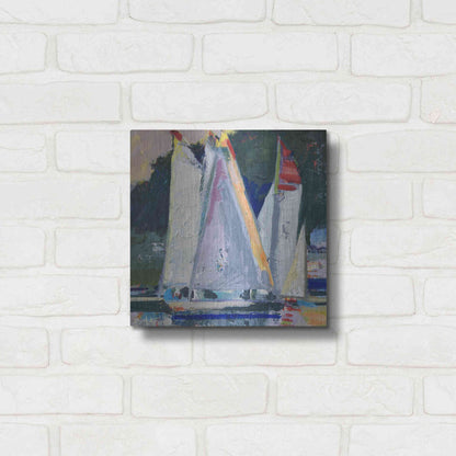 Luxe Metal Art 'Waiting For Wind' by Beth Forst, Metal Wall Art,12x12