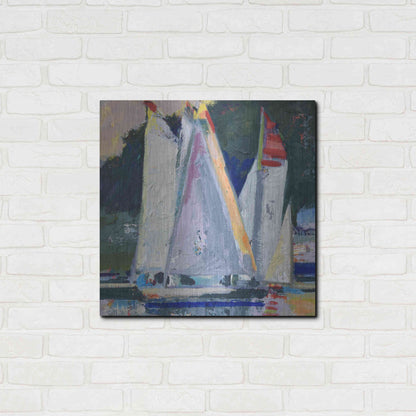 Luxe Metal Art 'Waiting For Wind' by Beth Forst, Metal Wall Art,24x24