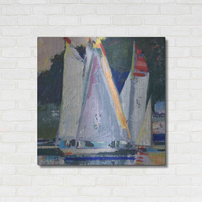 Luxe Metal Art 'Waiting For Wind' by Beth Forst, Metal Wall Art,36x36