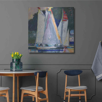 Luxe Metal Art 'Waiting For Wind' by Beth Forst, Metal Wall Art,36x36