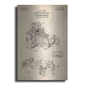 Luxe Metal Art 'Photographic Viewfinder Blueprint Patent Parchment' Metal Wall Art